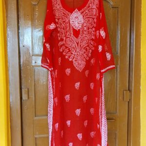 Chikankari Kurta With Inner ❤️