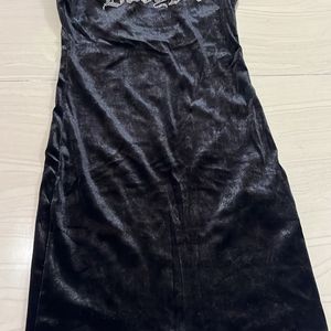 Babygrl Dress Black Color Xs Size