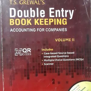 T.S. Grewal's Double Entry Book Keeping