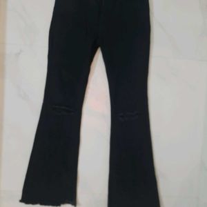 Boot-leg Girls Black Jeans