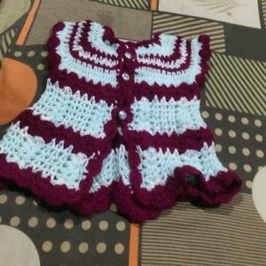 Kids Girls Handmade Winter Dress