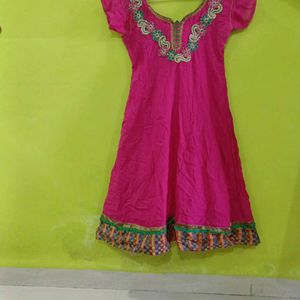 Anarkali Red Rose