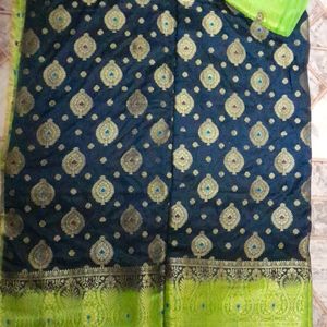 Chanderi silk saree