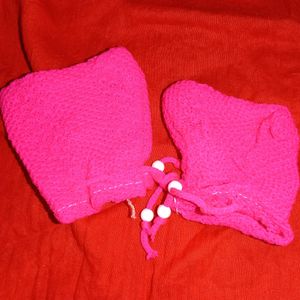 Baby Crocheted Socks.