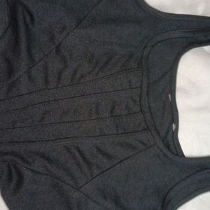 corset tank black top