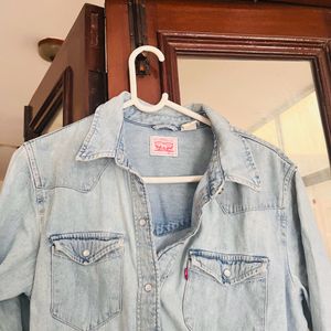 Levi’s   Shirt  Dress In Denim