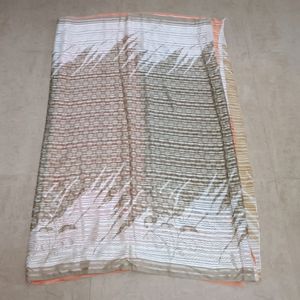 Satin Strips Laining Saree