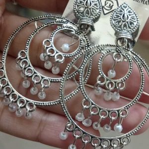 Silver Plated Earring For Woman