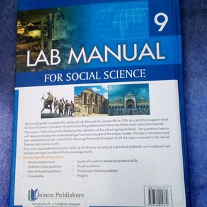 Lab Manual For Social Science (Class-9)