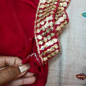 Maroon Colour Saree