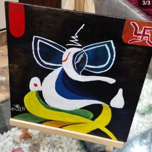 Painting(Divine Ganesh) / Mini Canvas