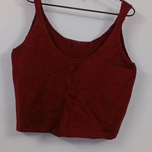 Urbanic Style Knitted Crop Top