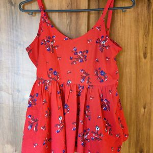 Cute red Singlet Top