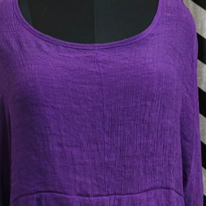 Plus Size Purple Top