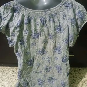 Coquette Floral Cotton Top