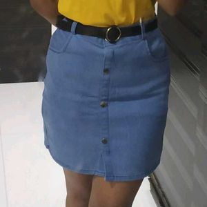 Denim Skirt