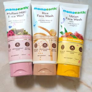 MamaEarth Face Wash Combo- 3 Units