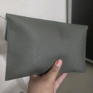 Brand New Grey Satchel Shoulder bag Wallet Combo