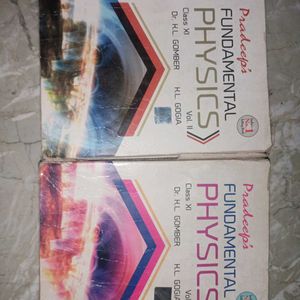 Pradeep Physics Class11 Books Both Vol 1&2