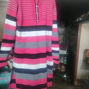 Multicolour Woolen Kurti.