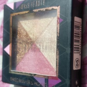 Swiss Beauty Baked Blusher And Highlighter