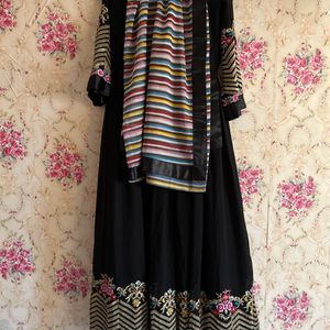 Black Ethnic Gown