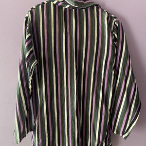 Striped Formal Top