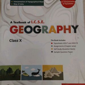 A TextBook of ICSE – Geography Class - X