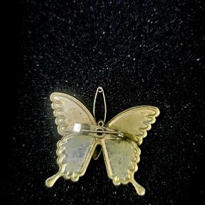 Vintage 70s Butterfly Brooch 1970s