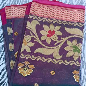 multi colour saree