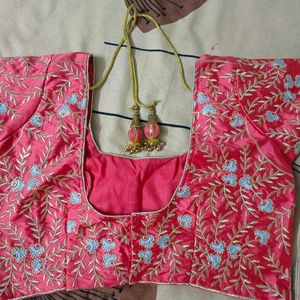 Designer Blouse With Hanging