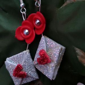 Hand Made Love Letter Earring