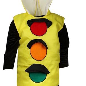 Unisex Traffic Signal Costume( Fabric With Lining)