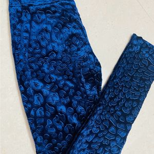 Velvet Leopard Print Pants