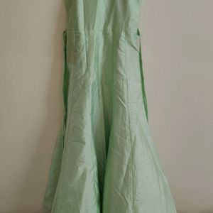 Green Gown With Long Shrug