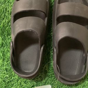 Black Colour Sandal For Men