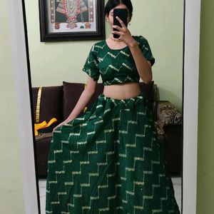 😍🌿Green Lehenga Choli 🌿😍