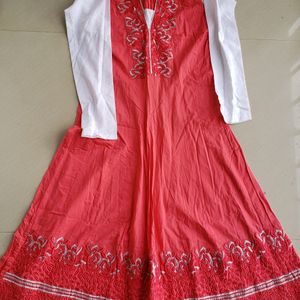 Rose Pink Anarkali Suit