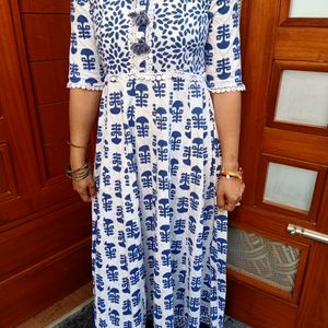 💙 Women Cotton Anarkali Style Kurti 💙