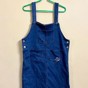 Denim Dungaree Dress