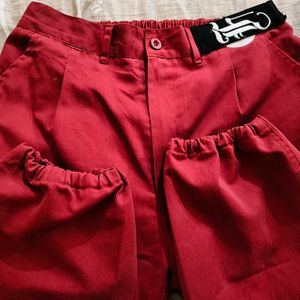 Red Jogger Pants