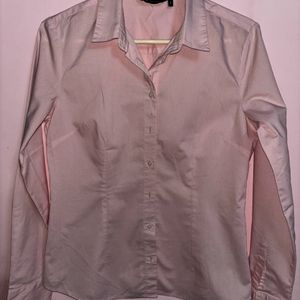 Van Huesen Pink Formal Shirt For Women