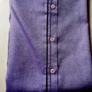 Man's Shirt Beautiful Purple Colour ..... No Use N