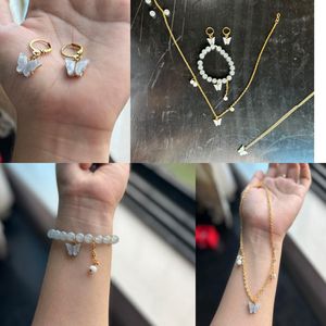 Handmade, Bracelet,Chain& Earring