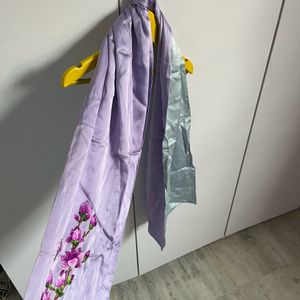 Satin Embroidered Stole