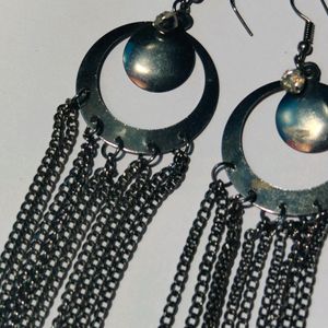 Silver Earrings (Jhumkas)