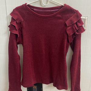 STYLISH MAROON TOP