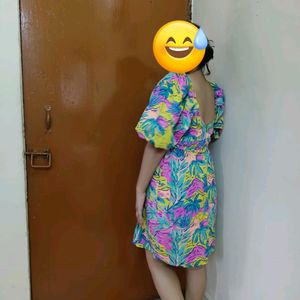 Only Multicolored Dress With Pockets