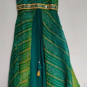 Beautiful Green Dress With Dupatta