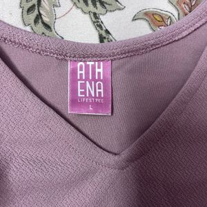 Athena Lavender Stylish Top For Women